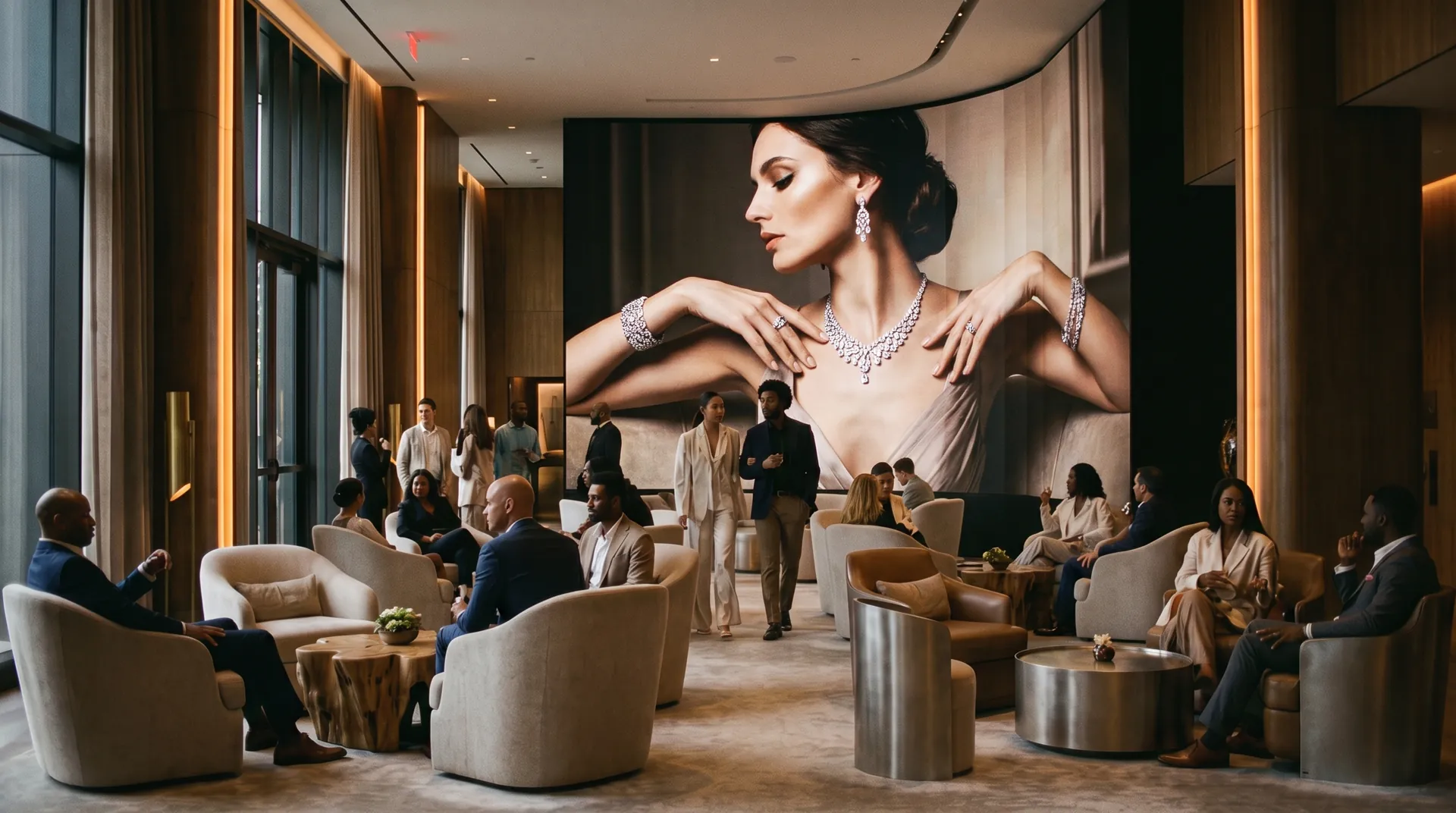 A lobby that sets the tone.