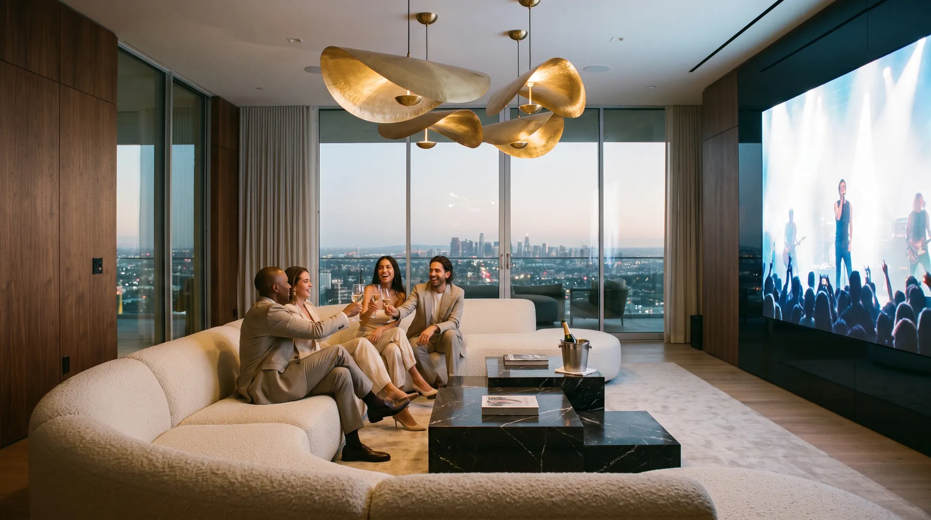 A room that pulls everyone in.